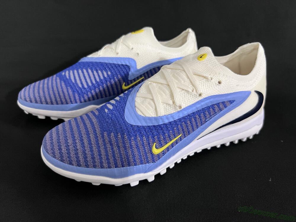 Nike Phantom 6 Elite TF Artificial Turf Soccer Shoes - Blue/White/Jade