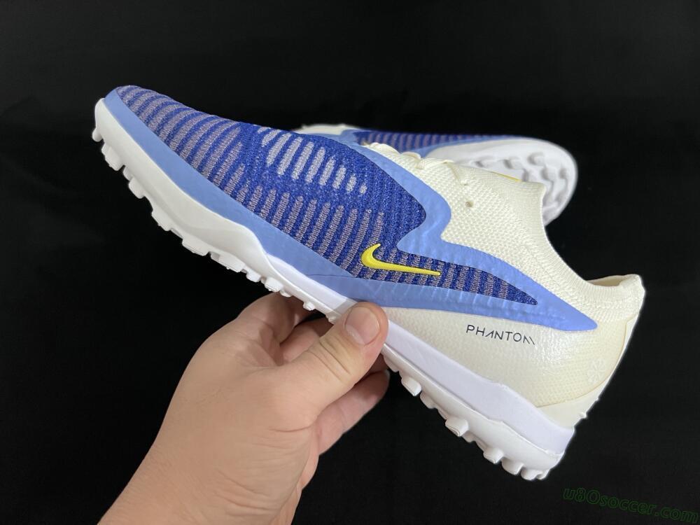 Nike Phantom 6 Elite TF Artificial Turf Soccer Shoes - Blue/White/Jade