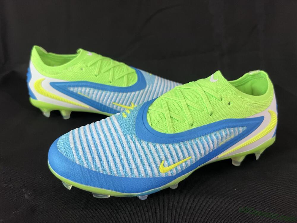 Nike Phantom 6 Low Elite FG Firm Ground Soccer Cleats - Blue/Yellow/White
