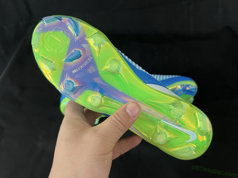 Nike Phantom 6 Low Elite FG Firm Ground Soccer Cleats - Blue/Yellow/White