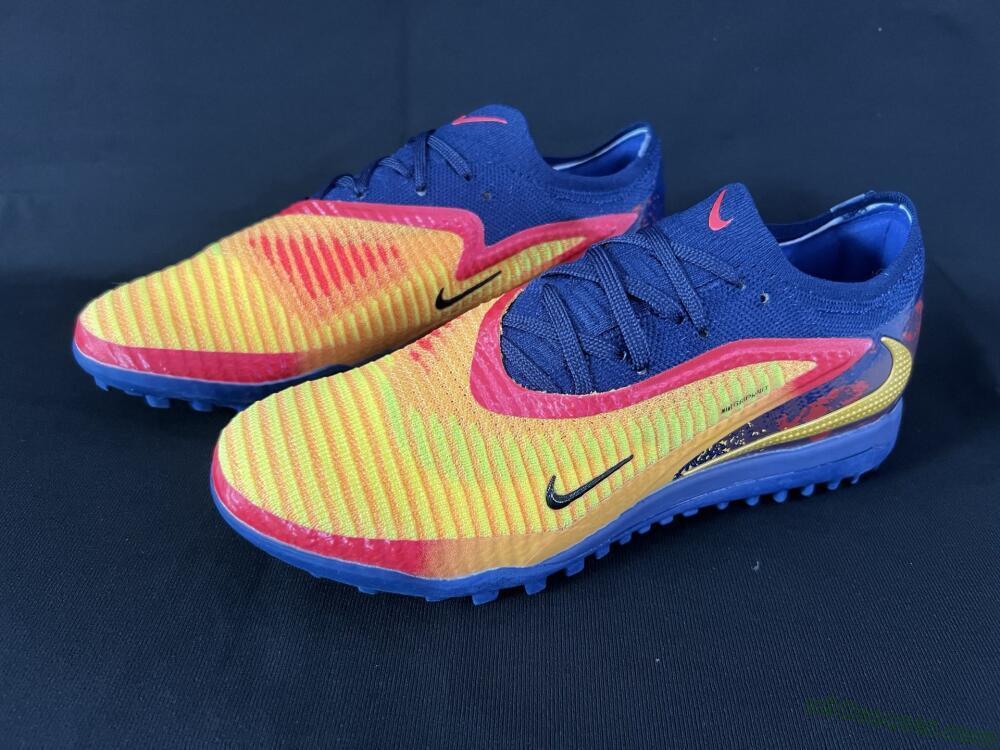 Nike Phantom 6 Elite TF Artificial Turf Soccer Shoes - Yellow/Red/Blue