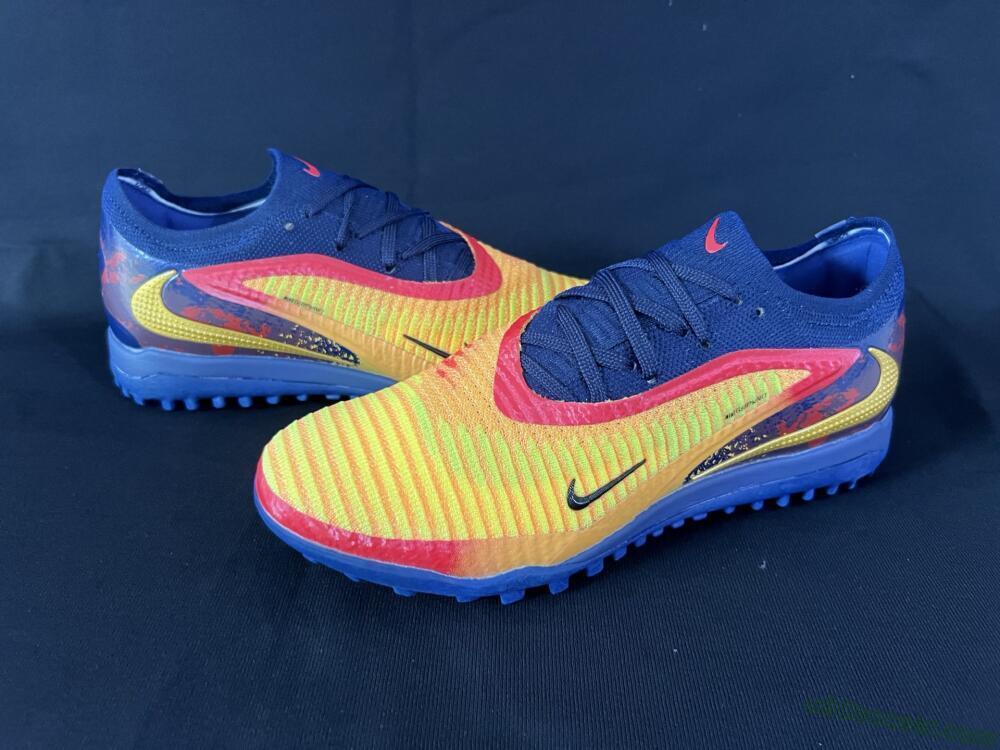 Nike Phantom 6 Elite TF Artificial Turf Soccer Shoes - Yellow/Red/Blue