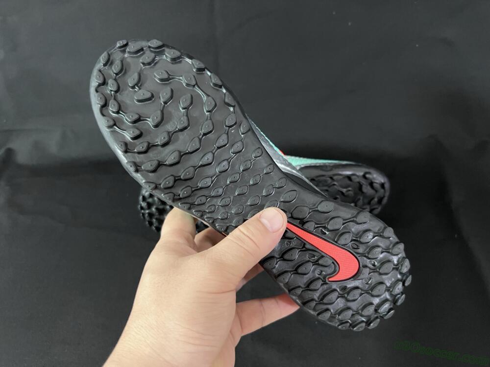 Nike Phantom 6 Elite TF Artificial Turf Soccer Shoes - Jade/Silver/Black