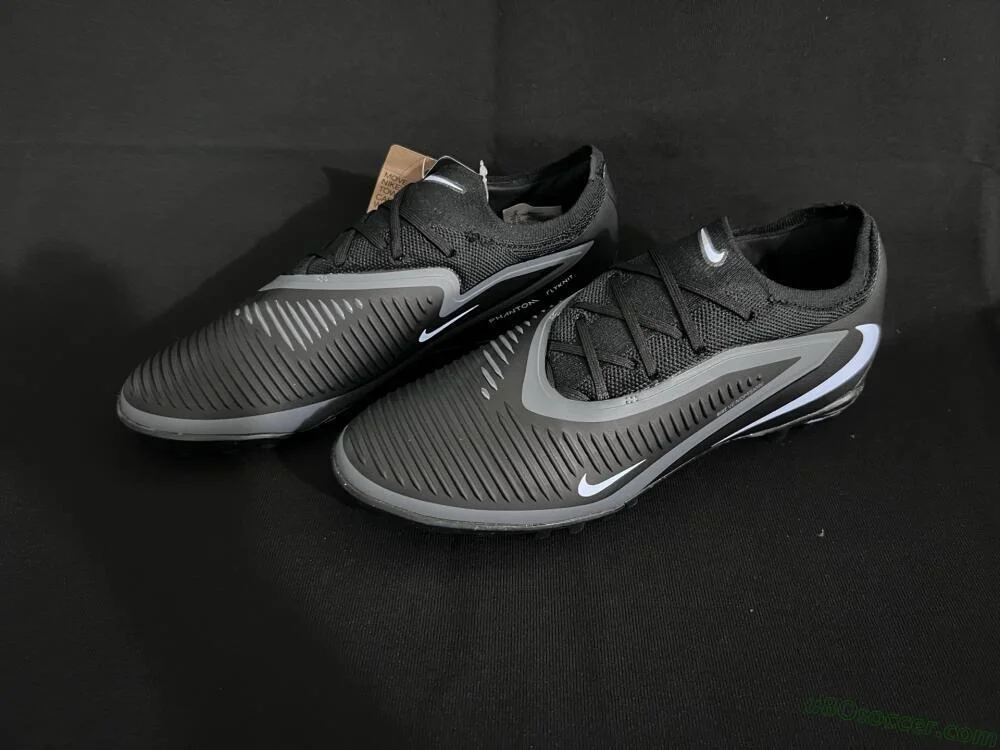 Nike Phantom 6 Low Elite TF Artificial Turf Soccer Shoes - Black