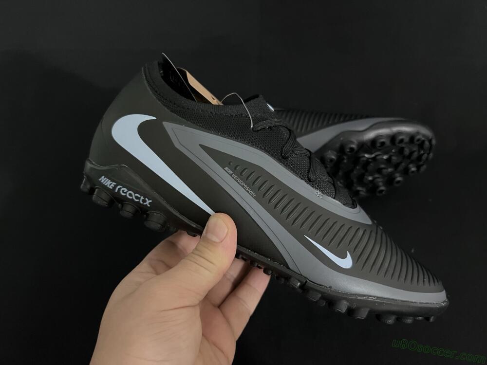 Nike Phantom 6 Low Elite TF Artificial Turf Soccer Shoes - Black/Jade