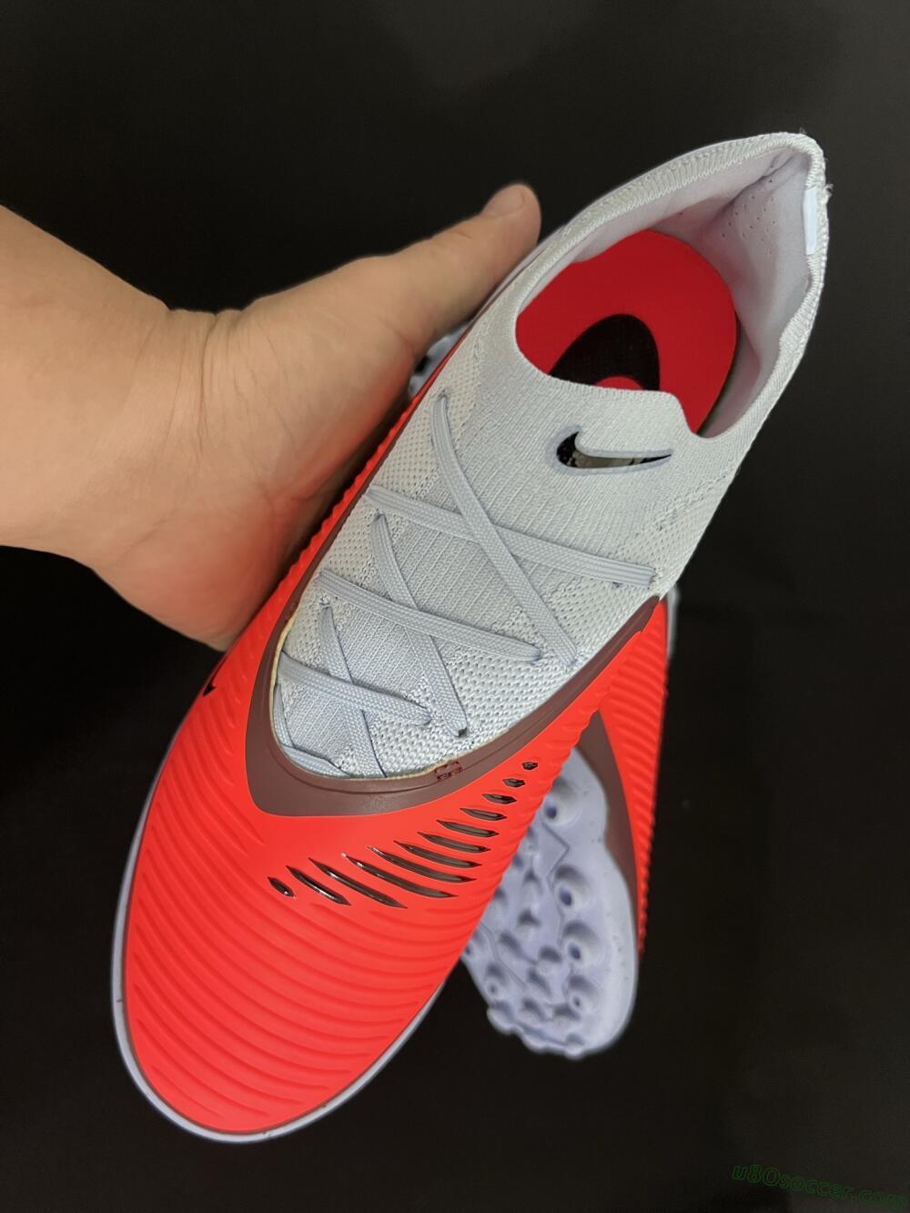 Nike Phantom 6 Low Elite TF Artificial Turf Soccer Shoes - Red/Blue/Black