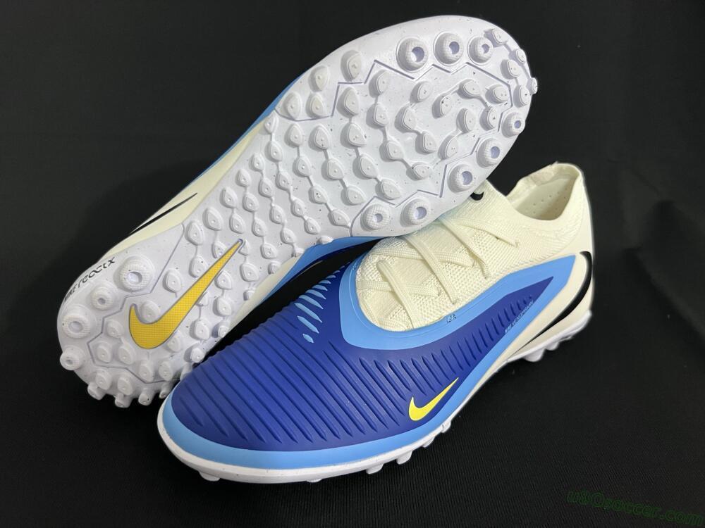 Nike Phantom 6 Low Elite TF Artificial Turf Soccer Shoes - Blue/White/Black
