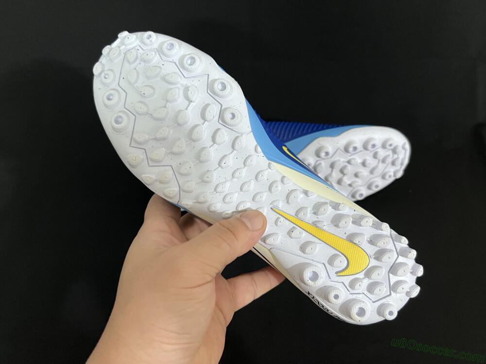 Nike Phantom 6 Low Elite TF Artificial Turf Soccer Shoes - Blue/White/Black