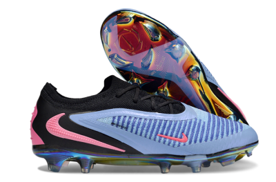 Nike Phantom 6 Low Elite FG Firm Ground Soccer Cleats - Blue/Vibrant Blue/Hot Pink