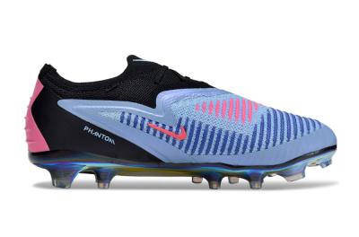 Nike Phantom 6 Low Elite FG Firm Ground Soccer Cleats - Blue/Vibrant Blue/Hot Pink