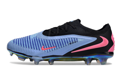 Nike Phantom 6 Low Elite FG Firm Ground Soccer Cleats - Blue/Vibrant Blue/Hot Pink