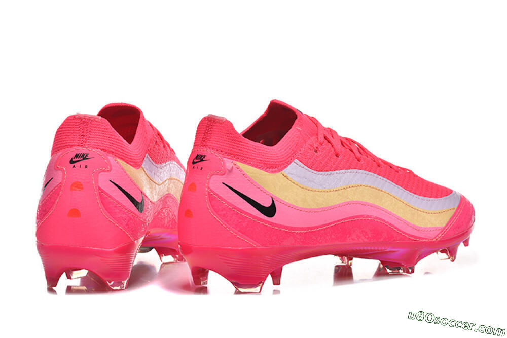 Nike Air Zoom Mercurial Vapor 16 Elite FG Firm Ground Soccer Cleats - Pink/Sunset Orange/Neon Yellow 9