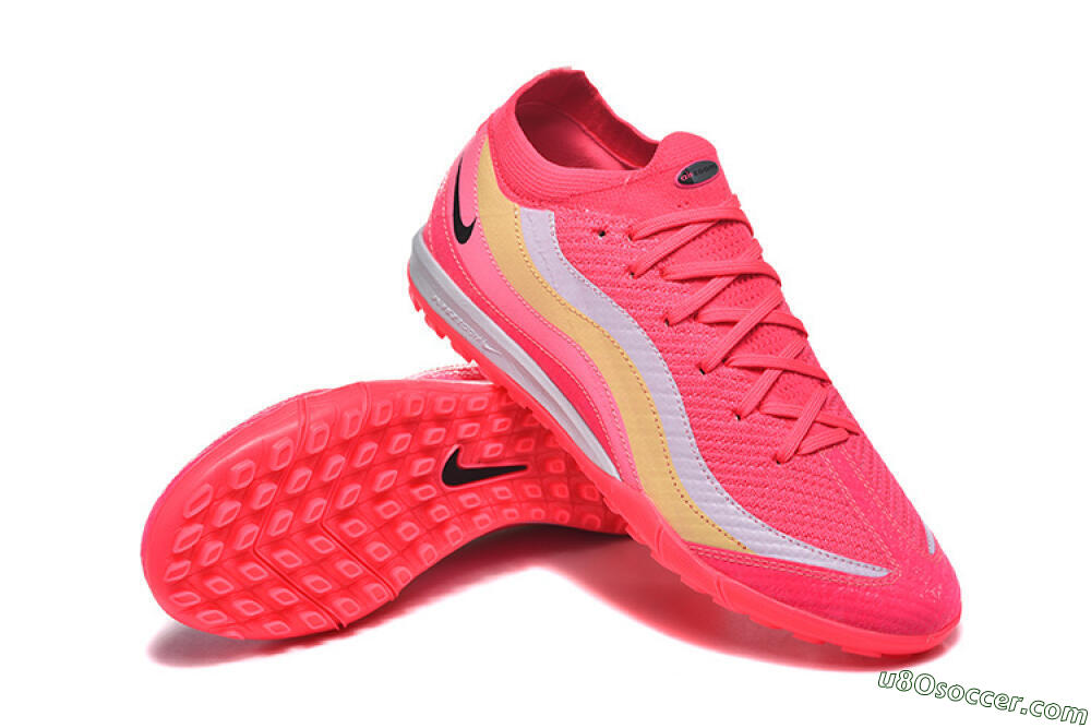 Nike Air Zoom Mercurial Vapor 16 Elite TF Artificial Turf Soccer Shoes - Pink/Vibrant Pink/Soft Yellow 4