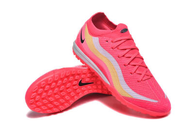 Nike Air Zoom Mercurial Vapor 16 Elite TF Artificial Turf Soccer Shoes - Pink/Vibrant Pink/Soft Yellow