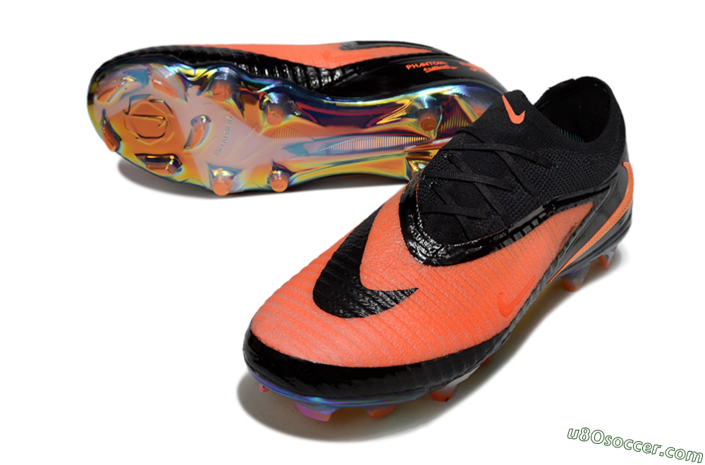Nike Phantom 6 Low Elite FG Firm Ground Soccer Cleats - Orange/Electric Orange/Black 3