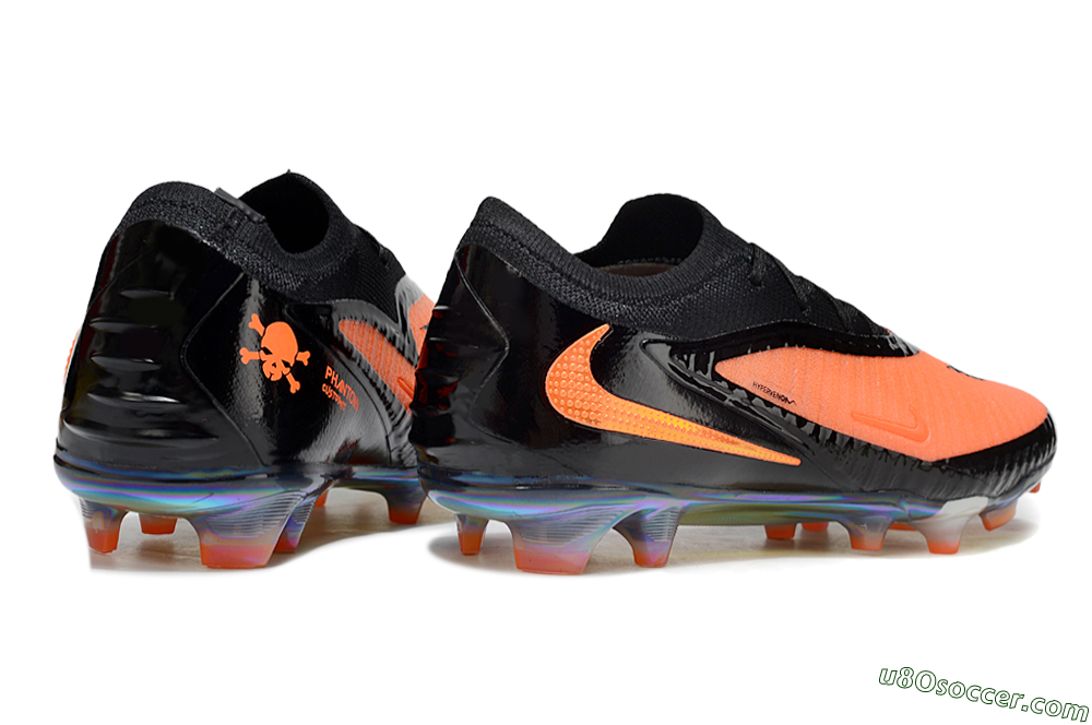 Nike Phantom 6 Low Elite FG Firm Ground Soccer Cleats - Orange/Electric Orange/Black 7