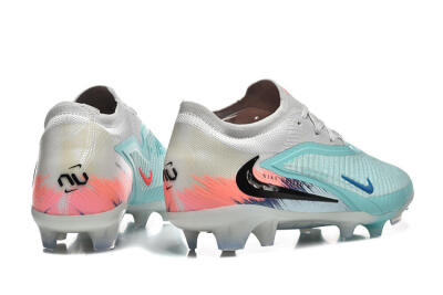 Nike Phantom 6 Low Elite FG Firm Ground Soccer Cleats - Aqua/Soft Blue/Coral Pink