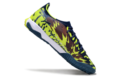 Puma Ultra Ultimate TF Artificial Turf Soccer Shoes - Blue/Neon Green/Orange