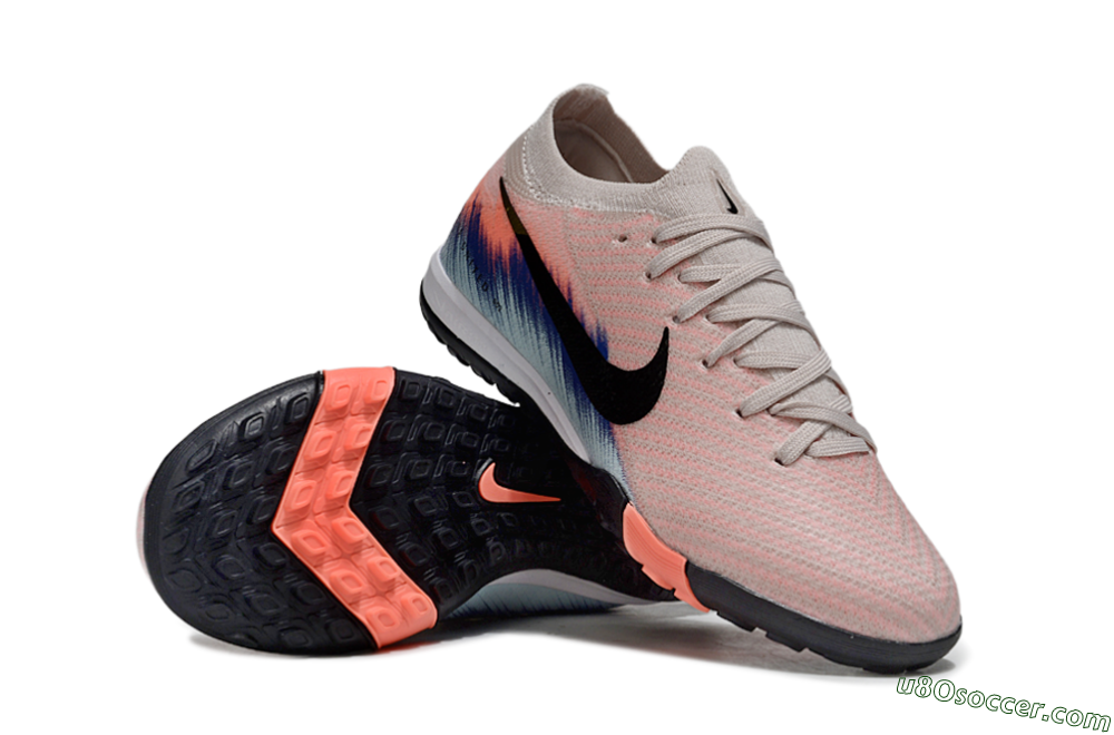 Nike Air Zoom Mercurial Vapor 16 Elite TF Artificial Turf Soccer Shoes - Pink/Coral Burst/Deep Blue 0