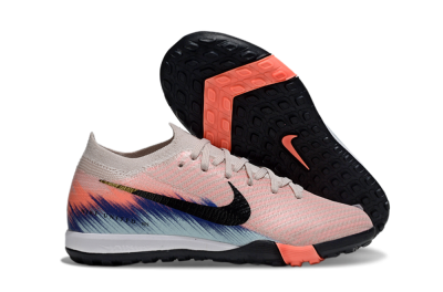 Nike Air Zoom Mercurial Vapor 16 Elite TF Artificial Turf Soccer Shoes - Pink/Coral Burst/Deep Blue