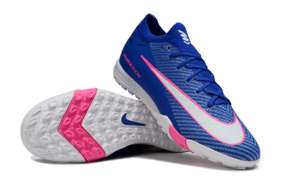 Nike Air Zoom Mercurial Vapor 16 Elite TF Artificial Turf Soccer Shoes - Blue/Electric Blue/Fuchsia Pink