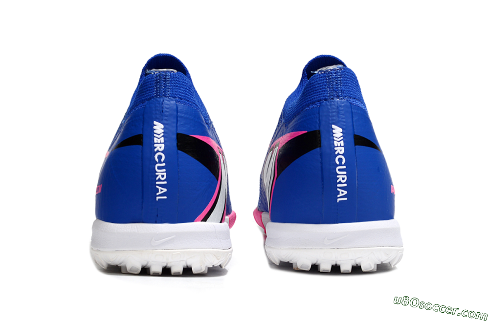 Nike Air Zoom Mercurial Vapor 16 Elite TF Artificial Turf Soccer Shoes - Blue/Electric Blue/Fuchsia Pink 5