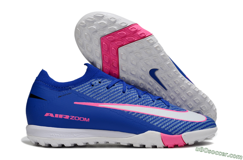 Nike Air Zoom Mercurial Vapor 16 Elite TF Artificial Turf Soccer Shoes - Blue/Electric Blue/Fuchsia Pink 1