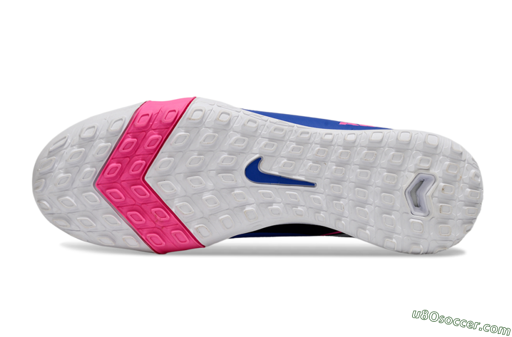 Nike Air Zoom Mercurial Vapor 16 Elite TF Artificial Turf Soccer Shoes - Blue/Electric Blue/Fuchsia Pink 6