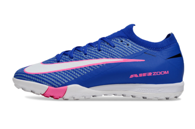 Nike Air Zoom Mercurial Vapor 16 Elite TF Artificial Turf Soccer Shoes - Blue/Electric Blue/Fuchsia Pink
