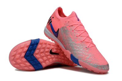 Nike Air Zoom Mercurial Vapor 16 Elite TF Artificial Turf Soccer Shoes - Pink/Bright Coral/Deep Blue