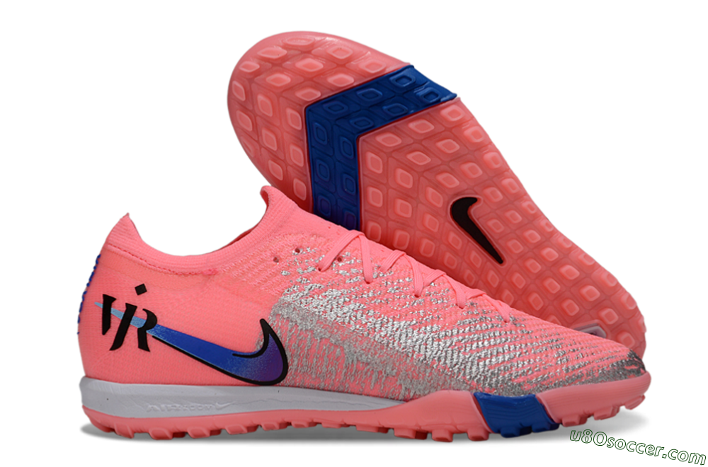 Nike Air Zoom Mercurial Vapor 16 Elite TF Artificial Turf Soccer Shoes - Pink/Bright Coral/Deep Blue 1