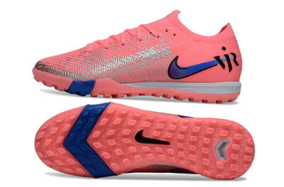 Nike Air Zoom Mercurial Vapor 16 Elite TF Artificial Turf Soccer Shoes - Pink/Bright Coral/Deep Blue