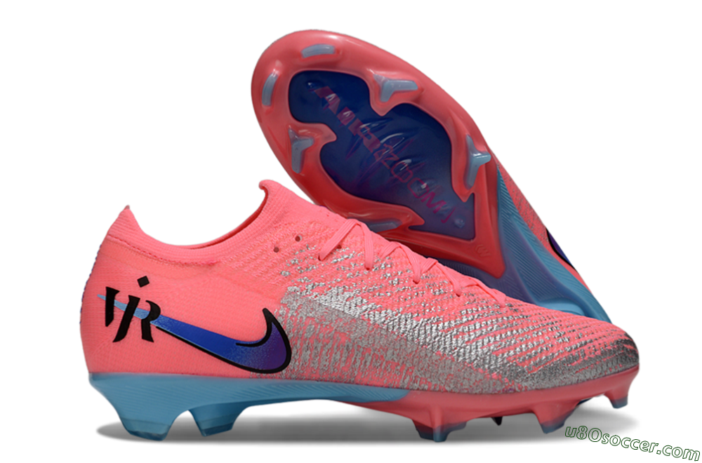 Nike Air Zoom Mercurial Vapor 16 Elite FG Firm Ground Soccer Cleats - Pink/Electric Pink/Aqua Blue 1