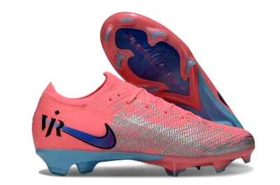 Nike Air Zoom Mercurial Vapor 16 Elite FG Firm Ground Soccer Cleats - Pink/Electric Pink/Aqua Blue