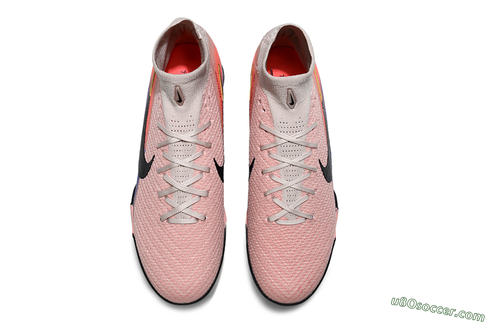 Nike Air Zoom Mercurial Superfly 10 Elite TF Artificial Turf Soccer Shoes - Pink/Coral Breeze/Faded Blue 4