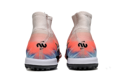 Nike Air Zoom Mercurial Superfly 10 Elite TF Artificial Turf Soccer Shoes - Pink/Coral Breeze/Faded Blue