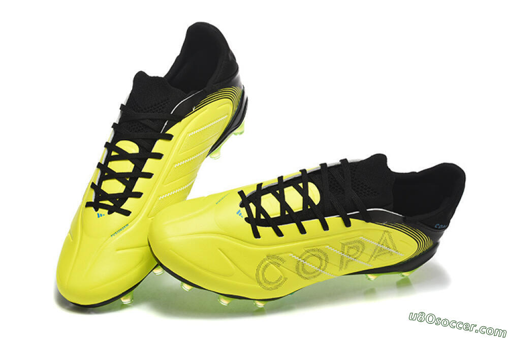 Adidas Copa Pure 2 FG Firm Ground Soccer Cleats - Yellow/Lime Blast/Black Out 6