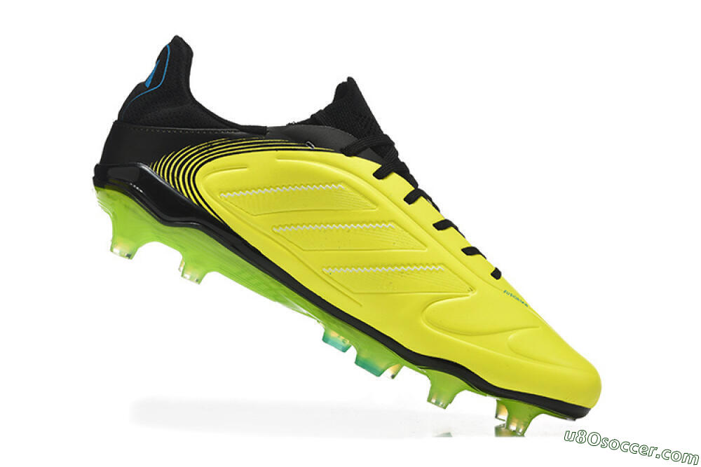 Adidas Copa Pure 2 FG Firm Ground Soccer Cleats - Yellow/Lime Blast/Black Out 7