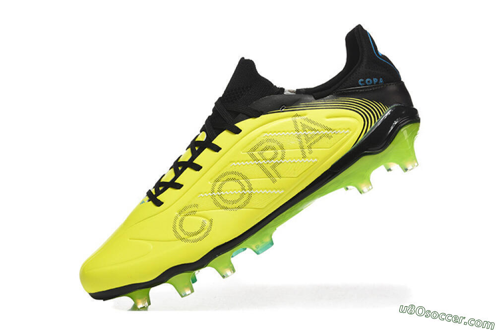 Adidas Copa Pure 2 FG Firm Ground Soccer Cleats - Yellow/Lime Blast/Black Out 8