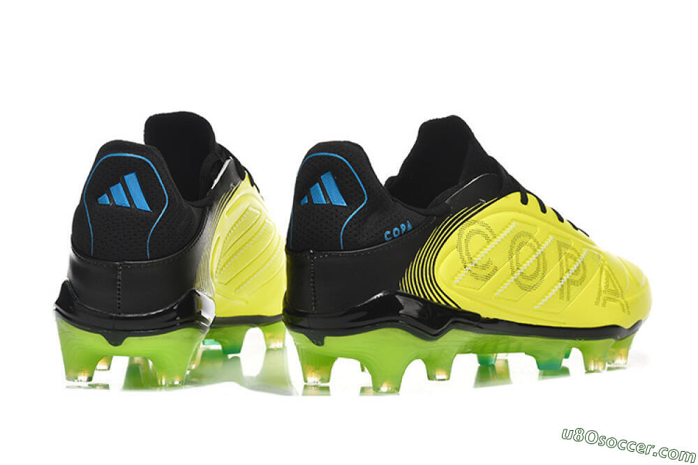 Adidas Copa Pure 2 FG Firm Ground Soccer Cleats - Yellow/Lime Blast/Black Out 9