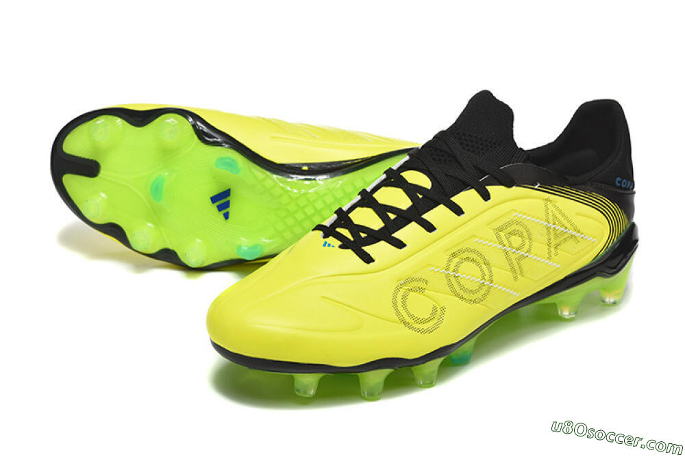 Adidas Copa Pure 2 FG Firm Ground Soccer Cleats - Yellow/Lime Blast/Black Out 3