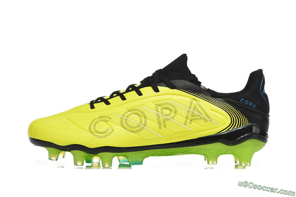 Adidas Copa Pure 2 FG Firm Ground Soccer Cleats - Yellow/Lime Blast/Black Out 2