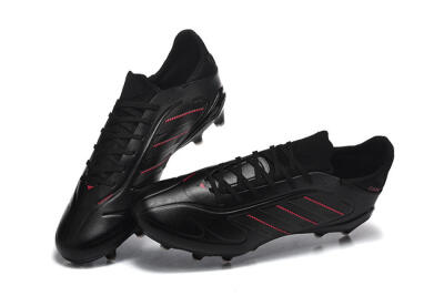 Adidas Copa Pure 2 FG Firm Ground Soccer Cleats - Black/Crimson Burst/Sleek Charcoal