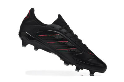 Adidas Copa Pure 2 FG Firm Ground Soccer Cleats - Black/Crimson Burst/Sleek Charcoal