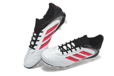 Adidas Copa Pure 2 FG Firm Ground Soccer Cleats - White/Crimson Red/Black