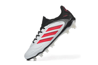 Adidas Copa Pure 2 FG Firm Ground Soccer Cleats - White/Crimson Red/Black