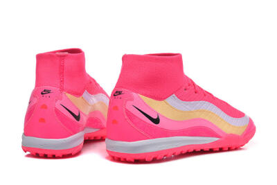 Nike Air Zoom Mercurial Superfly 10 Elite TF Artificial Turf Soccer Shoes - Pink/Electric Pink/Lemon Yellow