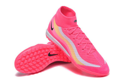Nike Air Zoom Mercurial Superfly 10 Elite TF Artificial Turf Soccer Shoes - Pink/Electric Pink/Lemon Yellow