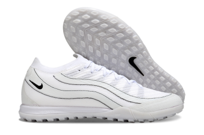 Nike Air Zoom Mercurial Vapor 16 Elite TF Artificial Turf Soccer Shoes - White/Clean White/Black Accents