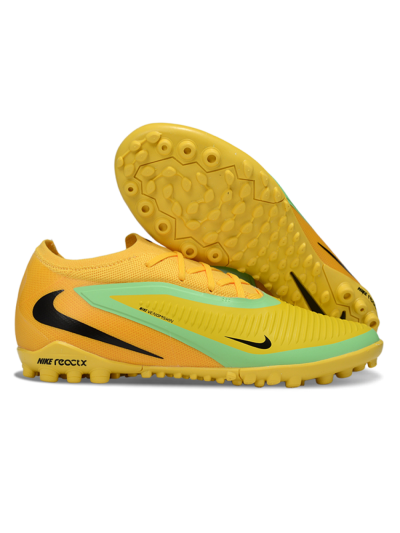 Nike Phantom 6 Low Elite TF Artificial Turf Soccer Shoes - Yellow/Vibrant Citrus/Soft Mint